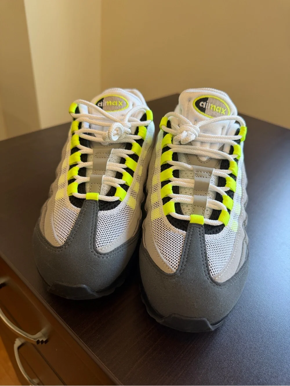 Nike White, Gray & Neon Green Women's Sneakers